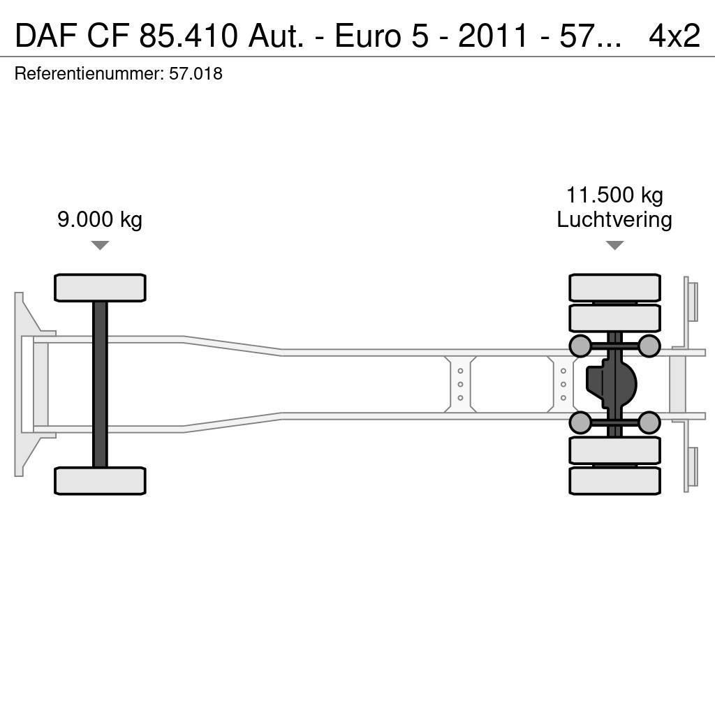 DAF CF 85.410 Aut. - Euro 5 - 2011 - 57.018 Camion ribaltabili