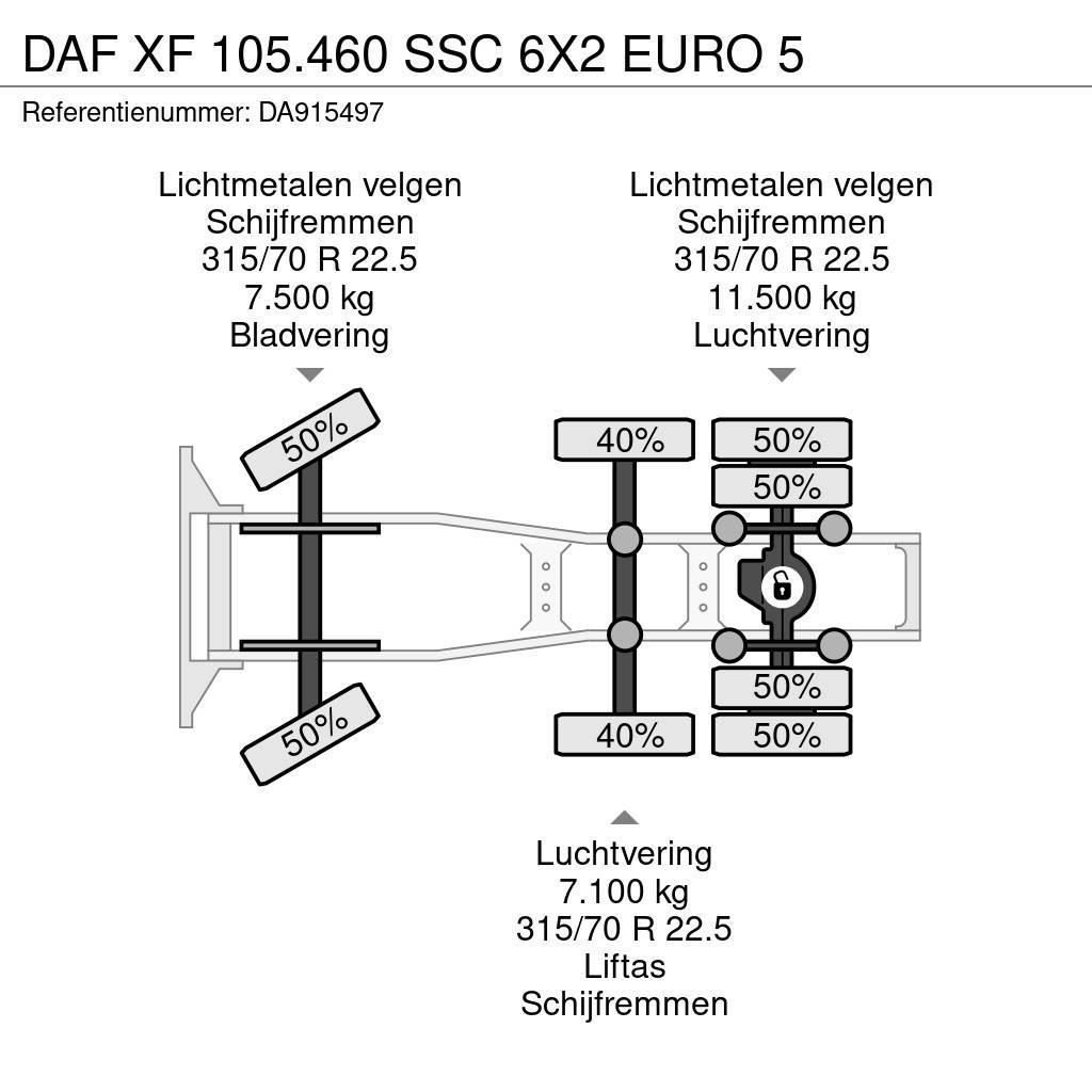 DAF XF 105.460 SSC 6X2 EURO 5 Motrici e Trattori Stradali