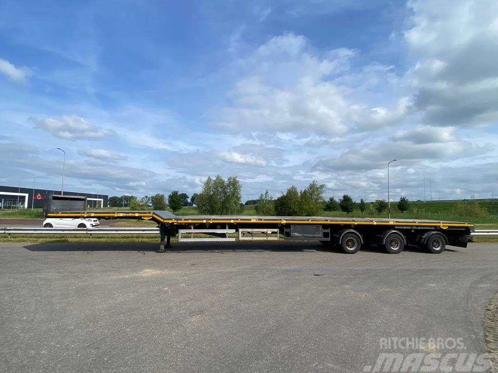 Broshuis trailer 3 -time extendable Windmill transporter Semirimorchio a pianale