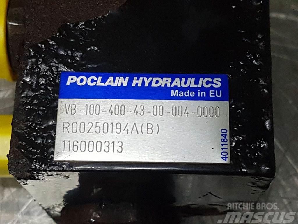 Ahlmann AZ210E-Poclain VB-100-400-43-00-004-Valve/Ventile Componenti idrauliche