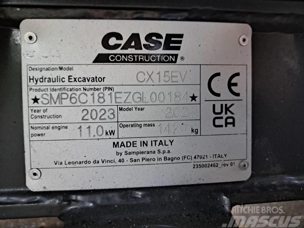 CASE CX15EV Miniescavatori