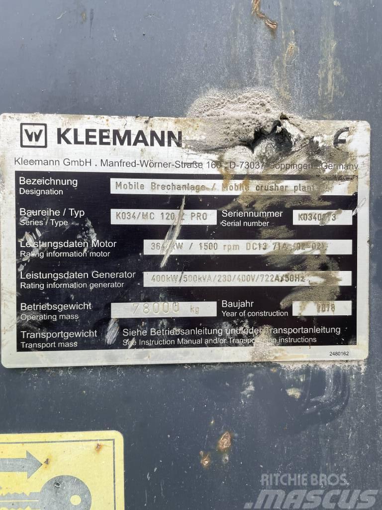 Kleemann K034 / MC 120 Z Pro Frantoi mobili
