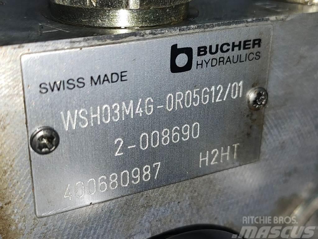Bucher CITYCAT5000-Bucher Hydraulics WSH03M4G-Valve Componenti idrauliche