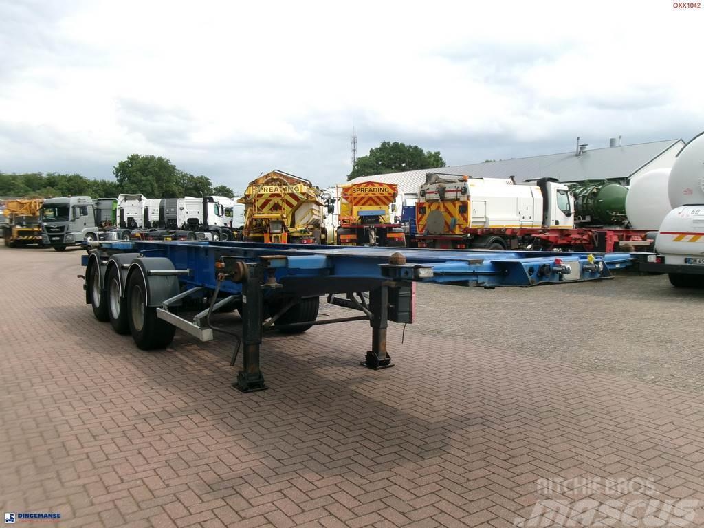 General Trailer 3-axle container trailer 20-25-30 ft Semirimorchi portacontainer