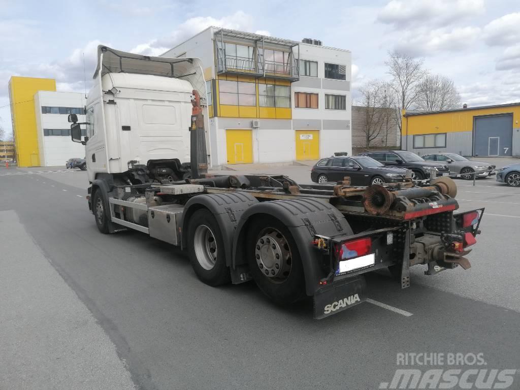 Scania R580 V8 AJK HYDROLIFT, HL20-6180 Camion con gancio di sollevamento