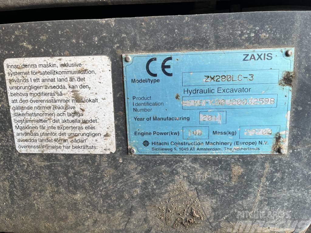 Hitachi ZX 280 LC-3/ Härnösand Escavatori cingolati