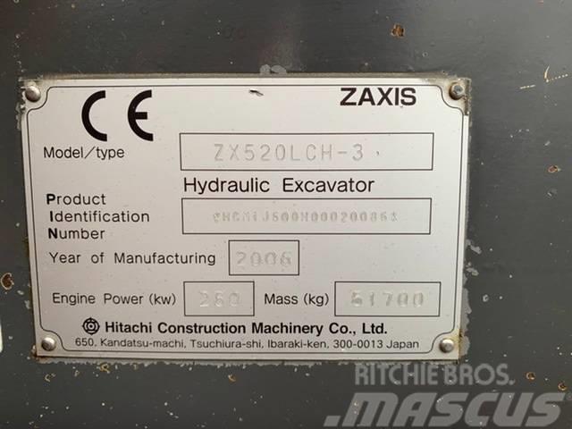 Hitachi ZX520LCH-3, low hours Escavatori cingolati