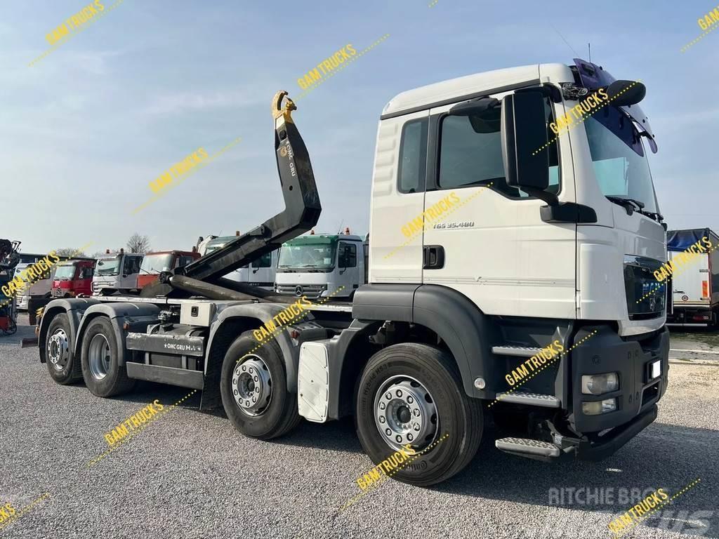 MAN TGS 35.480 35.480 TGS Abrollkipper 8x2 Euro5 ZF-In Camion altro