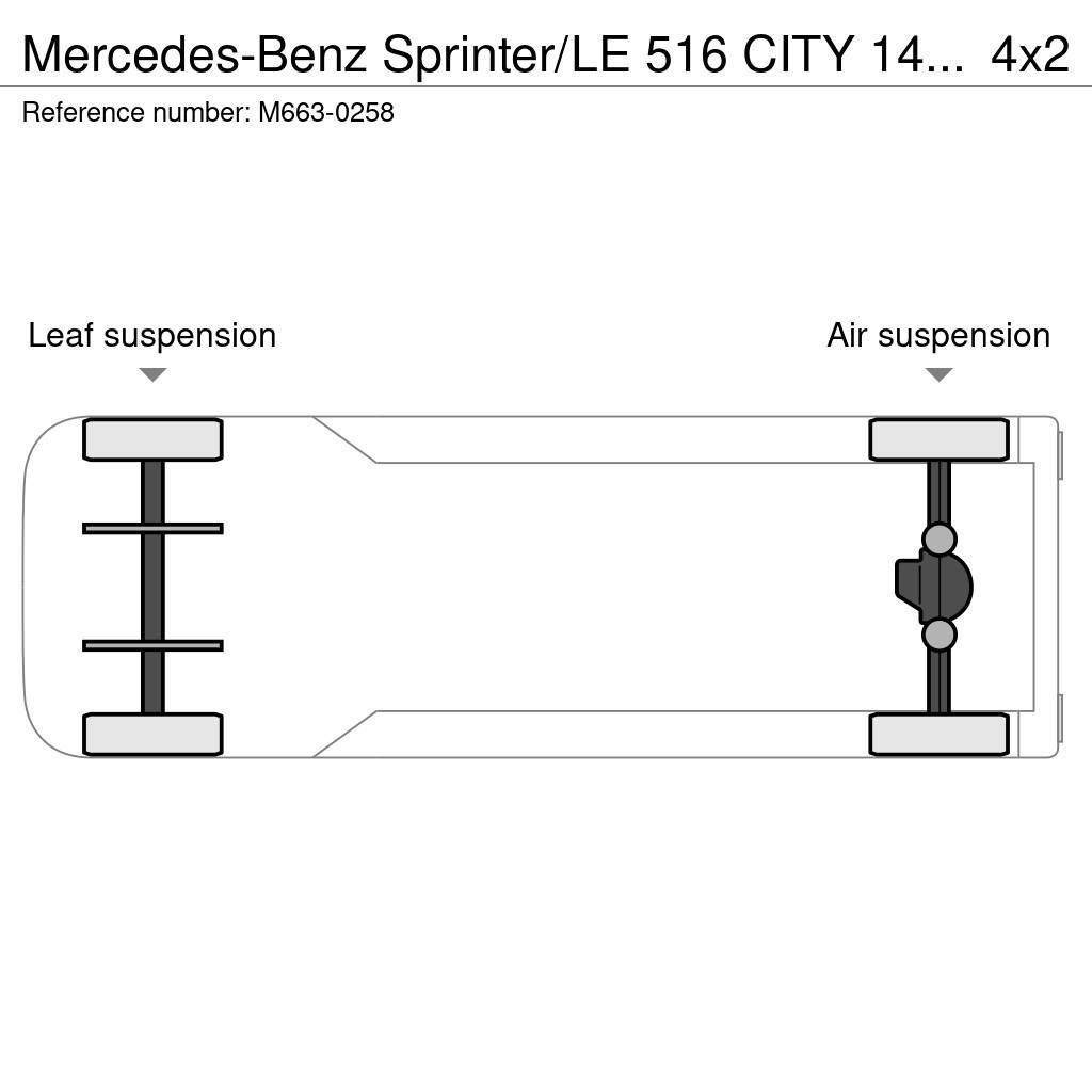 Mercedes-Benz Sprinter/LE 516 CITY 14 PCS AVAILABLE /PASSANGERS Mini bus
