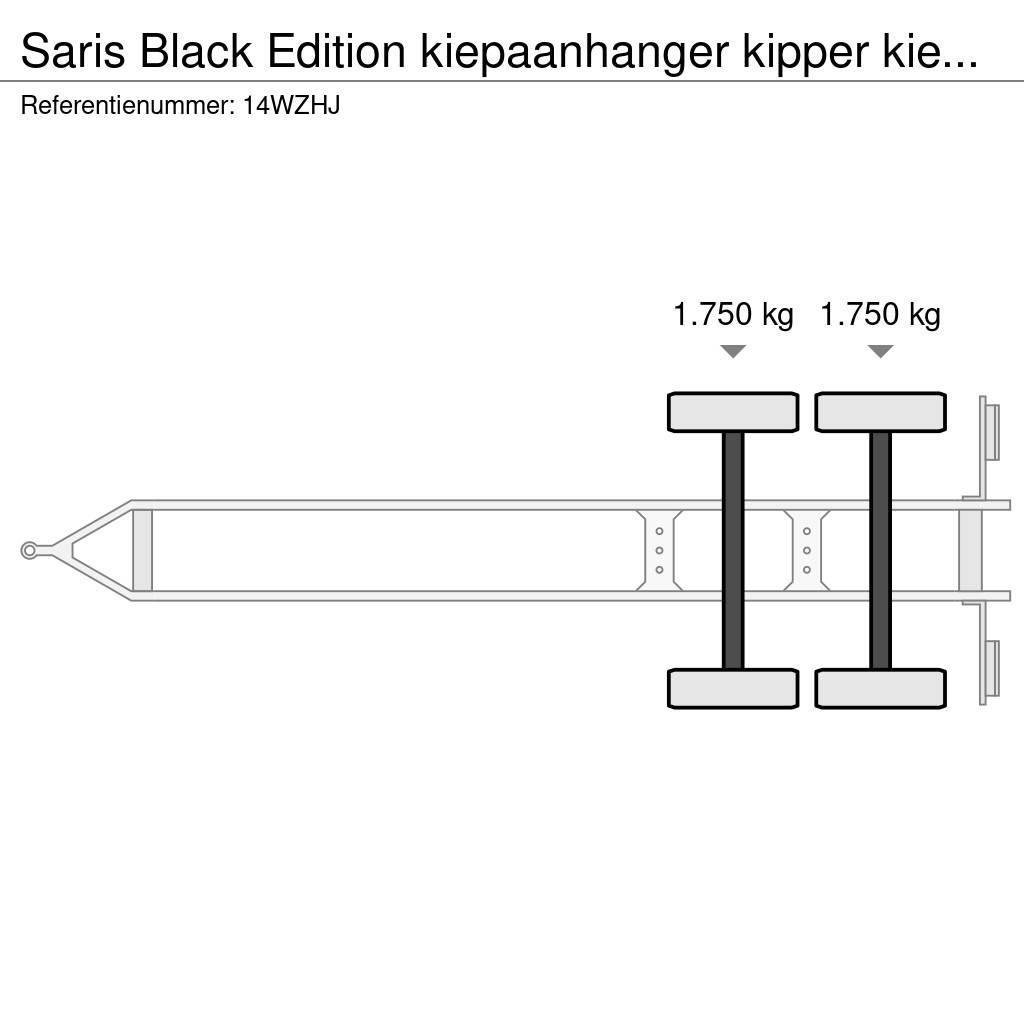 Saris Black Edition kiepaanhanger kipper kieper 3500kg H Rimorchi centinati