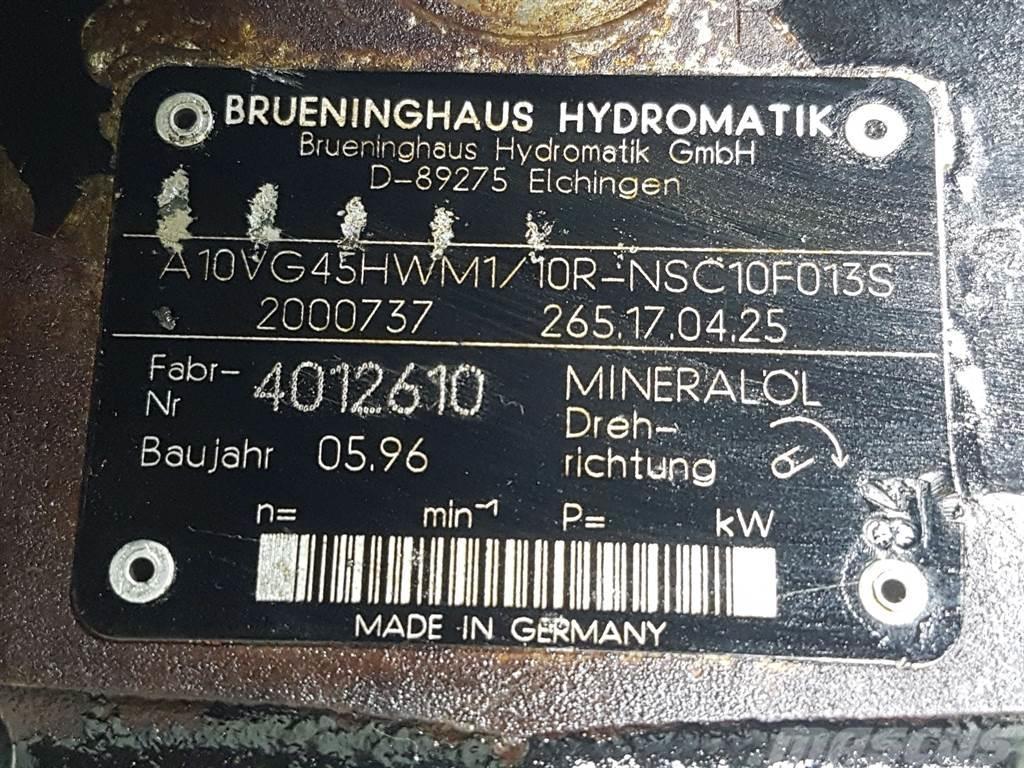 Brueninghaus Hydromatik A10VG45HWM1/10R-R902000737-Drive pump/Fahrpumpe Componenti idrauliche