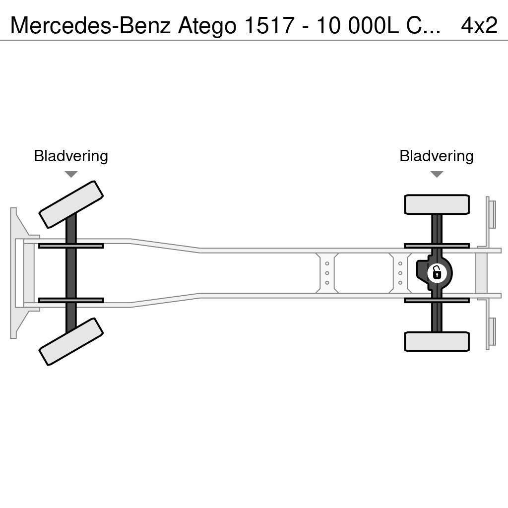 Mercedes-Benz Atego 1517 - 10 000L CARBURANT / FUEL - 4 COMP - L Cisterna