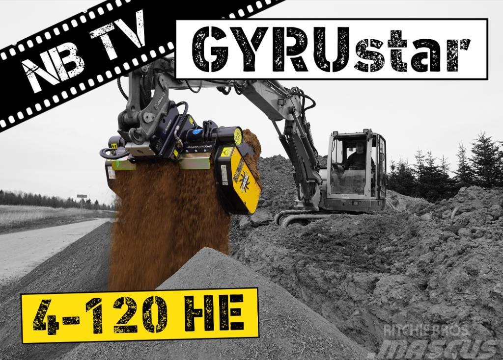 Gyru-Star 4-120HE | Siebschaufel Radlader & Bagger Benne vaglianti