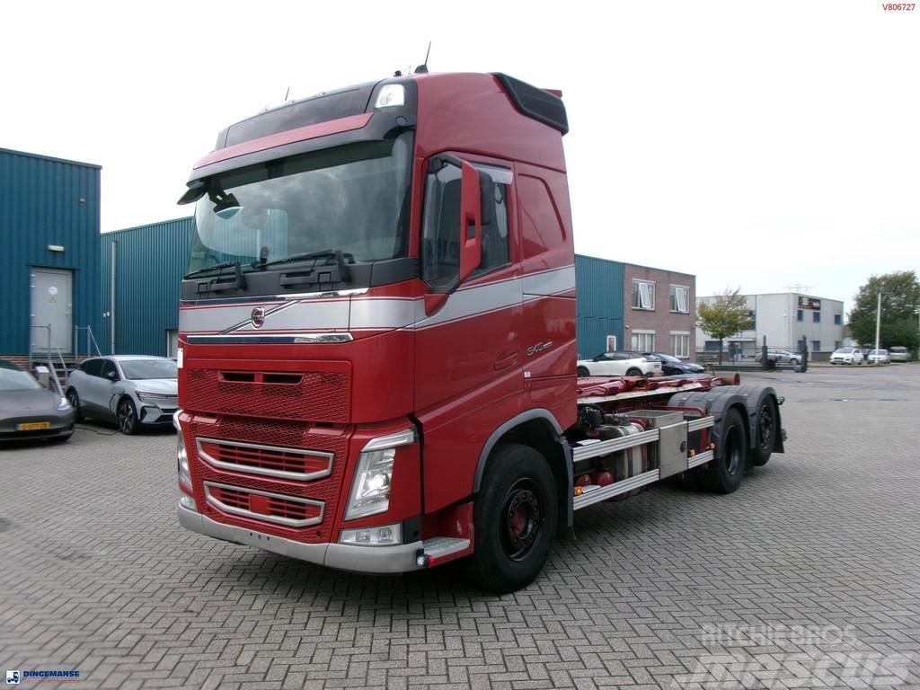 Volvo FH 540 6X2 Euro 6 container hook 21 t Camion con gancio di sollevamento