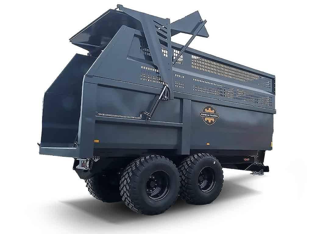 Palmse Trailer Ensilagevagn Mega volym 19 ton 47 kubik NY Rimorchi ribaltabili