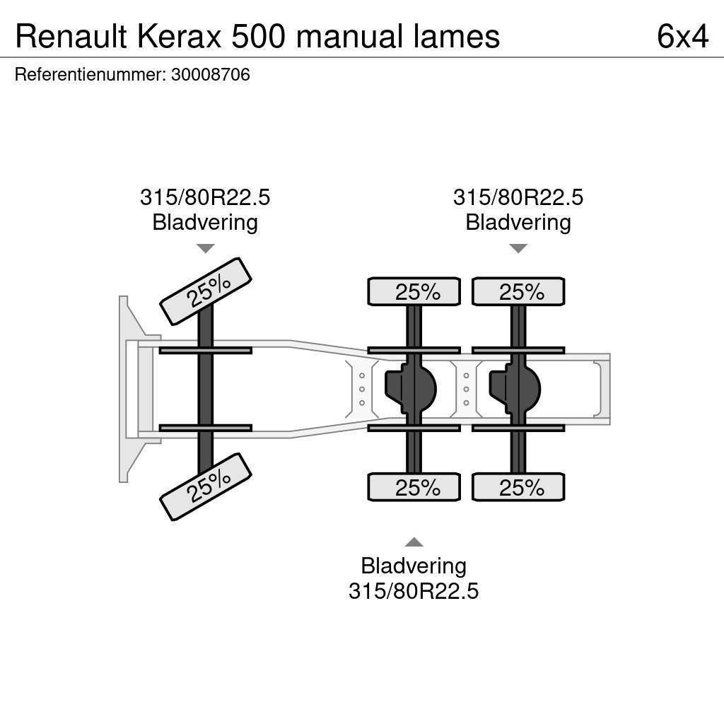 Renault Kerax 500 manual lames Motrici e Trattori Stradali