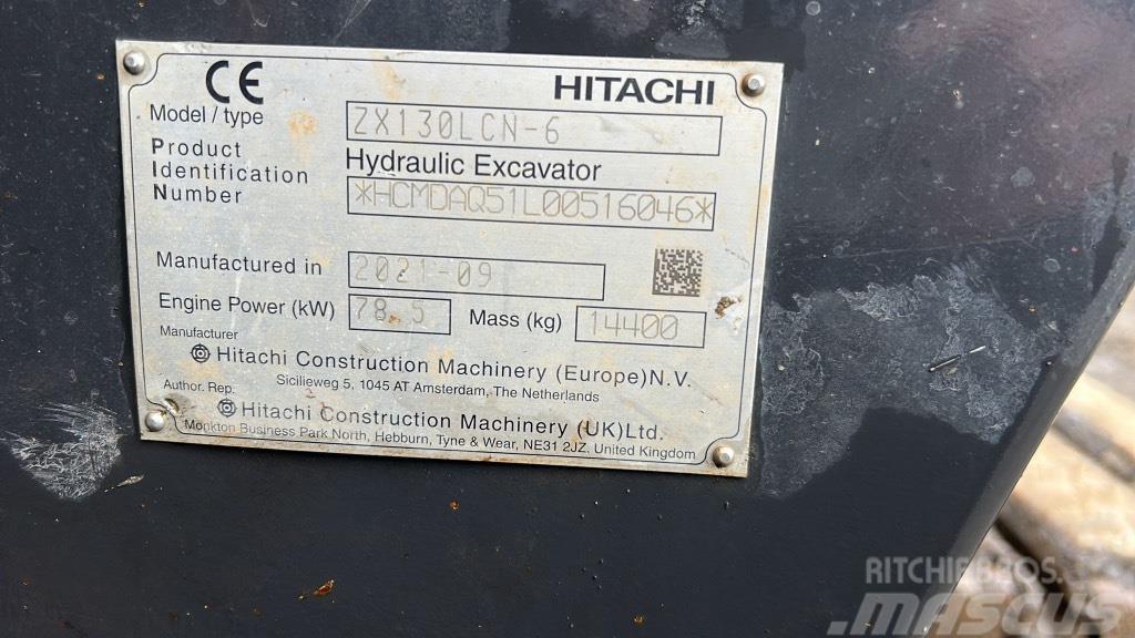 Hitachi ZX130 LCN-6 Escavatori cingolati