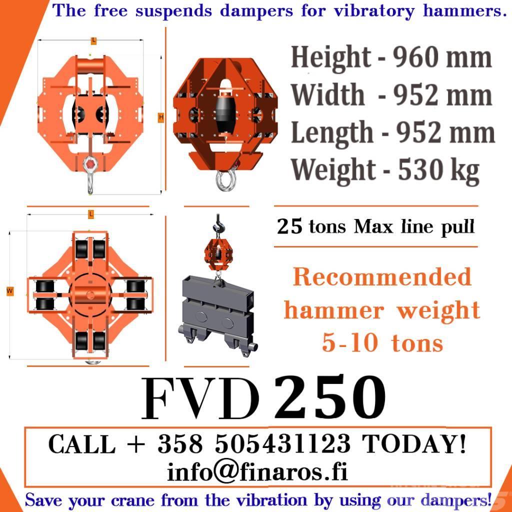  Vibration Damper FVD250 Martelli idraulici per pali