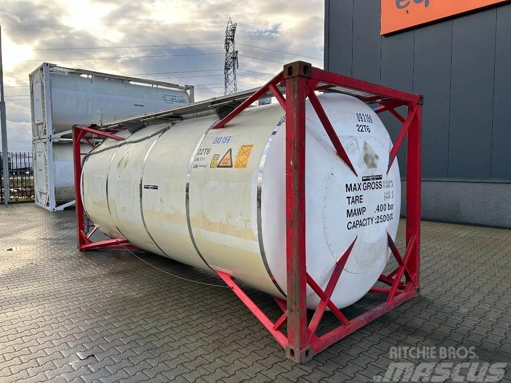 CIMC ISO 20FT 24.920L tankcontainer, UN Portable, T11, Containers cisterna