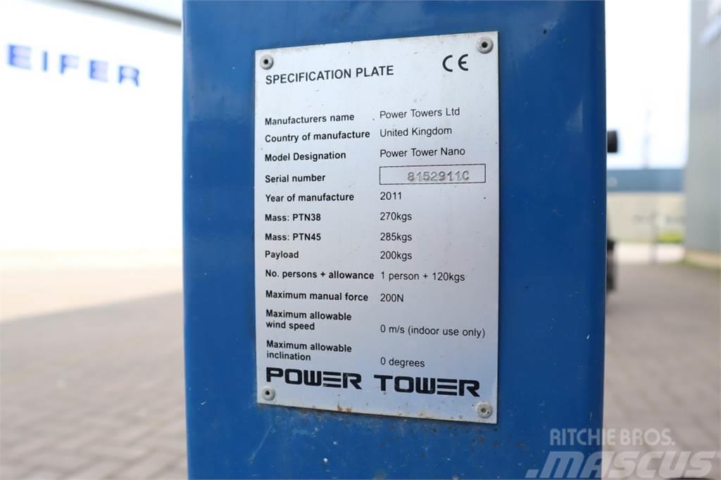 Power TOWER NANO SP Electric, 4.50m Working Height, 200k Piattaforme a braccio articolato