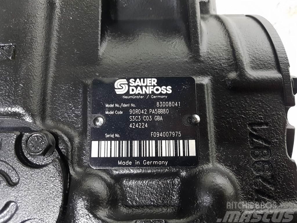 Sauer Danfoss 90R042PA5BB80-83008041-Drive pump/Fahrpumpe Componenti idrauliche