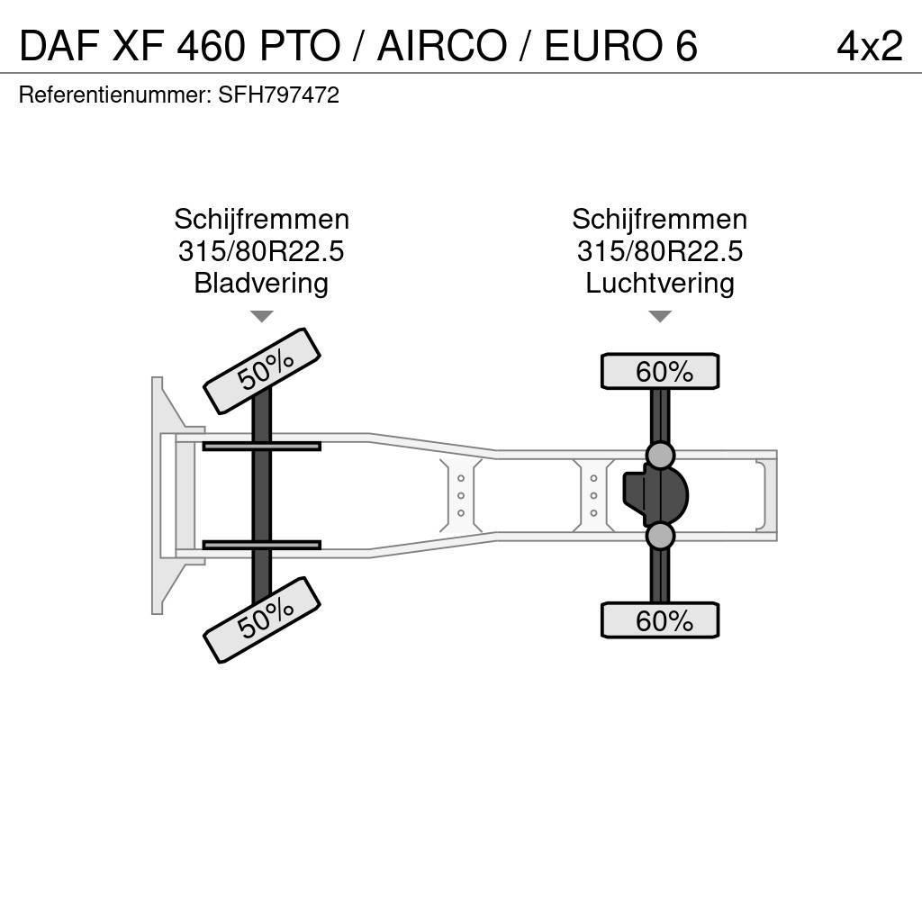 DAF XF 460 PTO / AIRCO / EURO 6 Motrici e Trattori Stradali