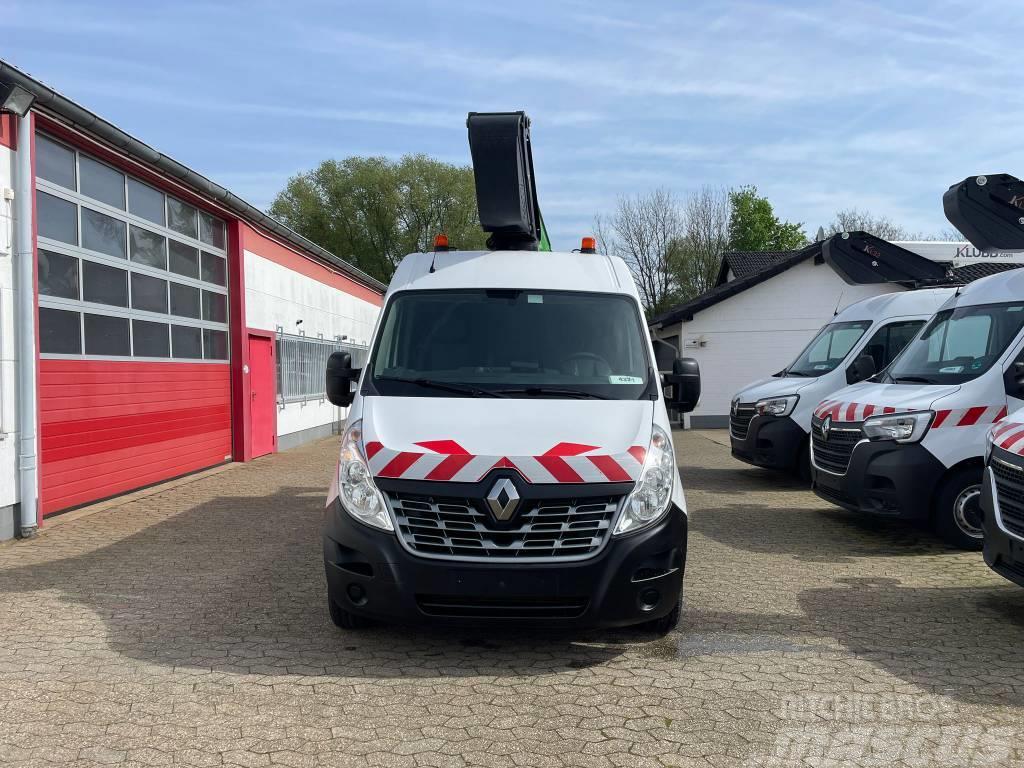 Renault Master Hubarbeitsbühne KLUBB K42P Korb 200kg EURO Piattaforme autocarrate