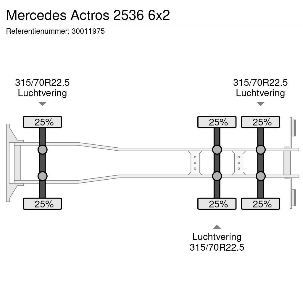 Mercedes-Benz Actros 2536 6x2 Camion cassonati