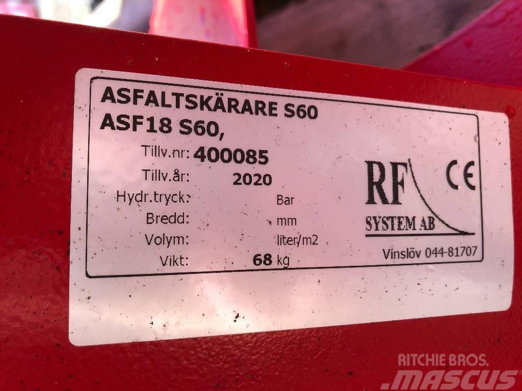 Rf-system RF Asfaltskärare S60 Tagliatrici