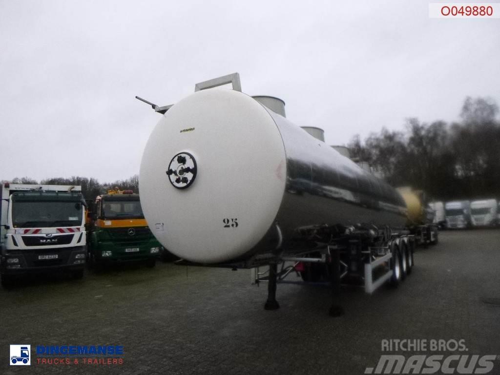 Magyar Chemical tank inox L4BH 33.5 m3 / 1 comp / ADR 24/ Semirimorchi cisterna