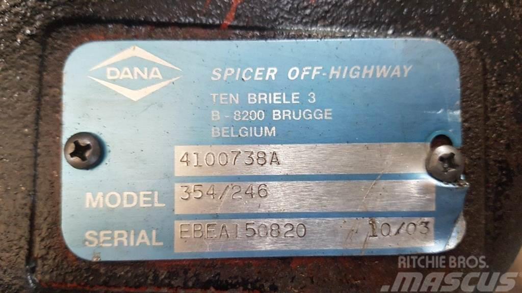  Dana Spicer 354 / 246 - Ahlmann AZ 150 - Transmiss Trasmissione