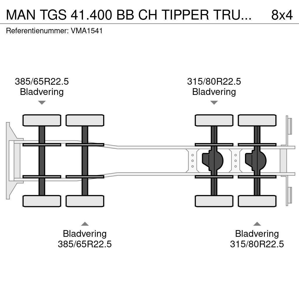 MAN TGS 41.400 BB CH TIPPER TRUCK (6 units) Camion ribaltabili