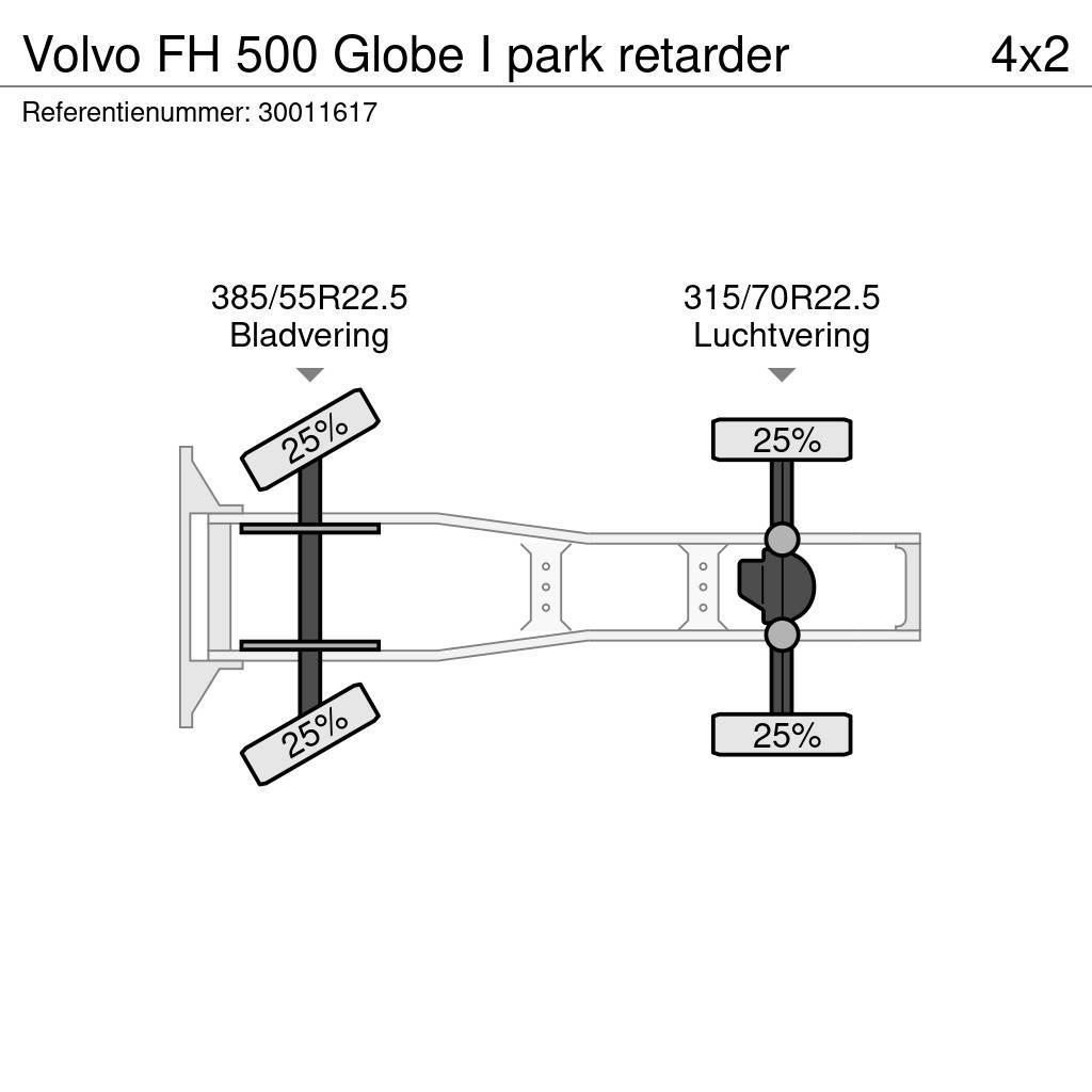 Volvo FH 500 Globe I park retarder Motrici e Trattori Stradali