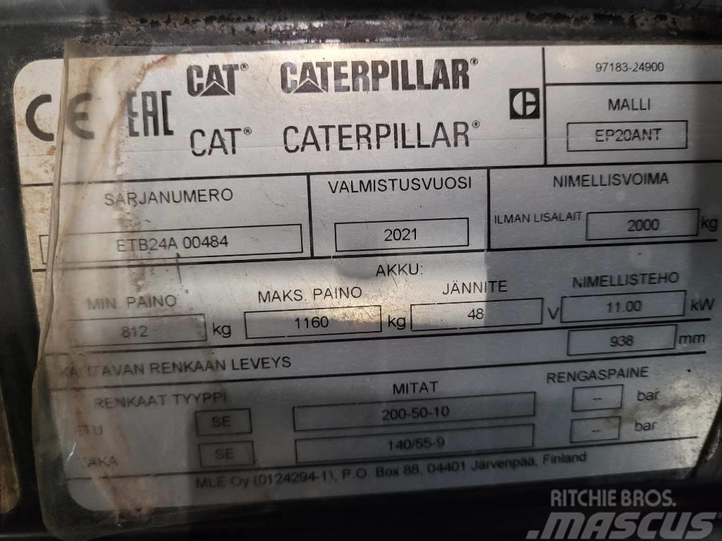 CAT EP 20 Carrelli elevatori elettrici