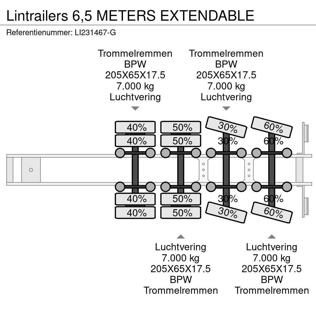 Lintrailers 6,5 METERS EXTENDABLE Semirimorchi Ribassati