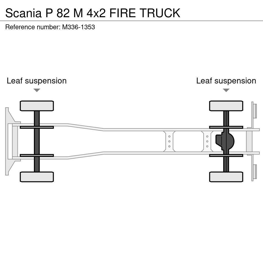 Scania P 82 M 4x2 FIRE TRUCK Camion Pompieri