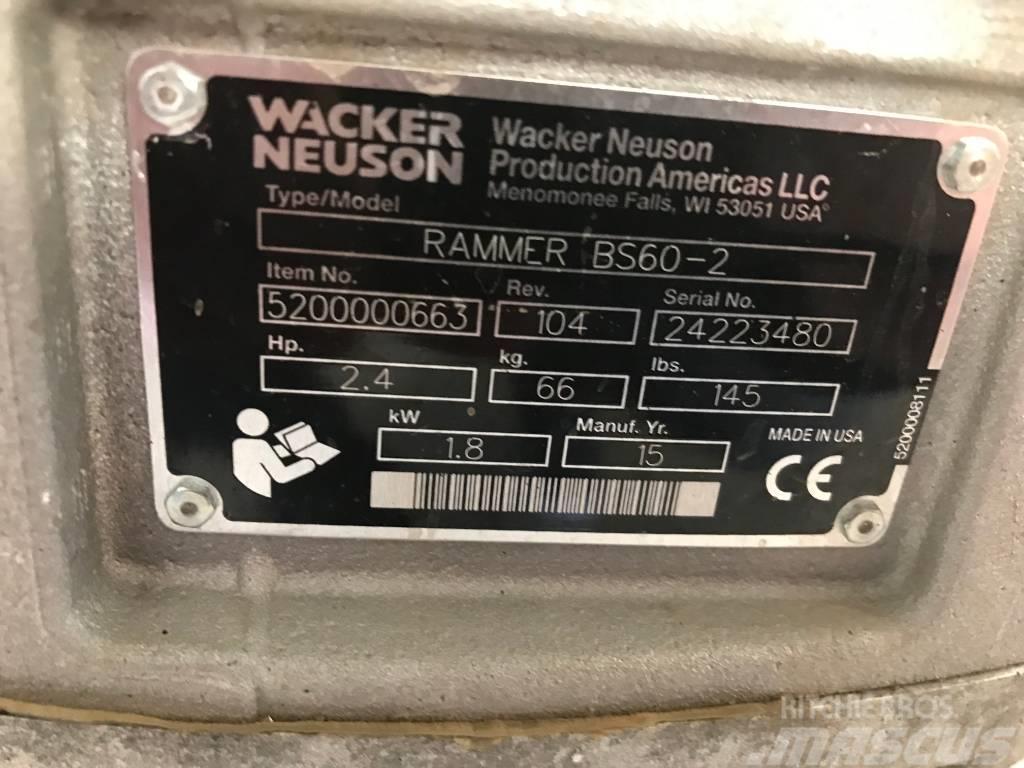 Wacker Neuson BS60-2 Vibrocostipatore verticale