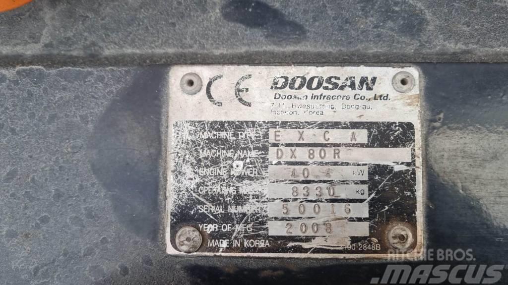 Doosan DX 80 R Escavatori medi 7t - 12t