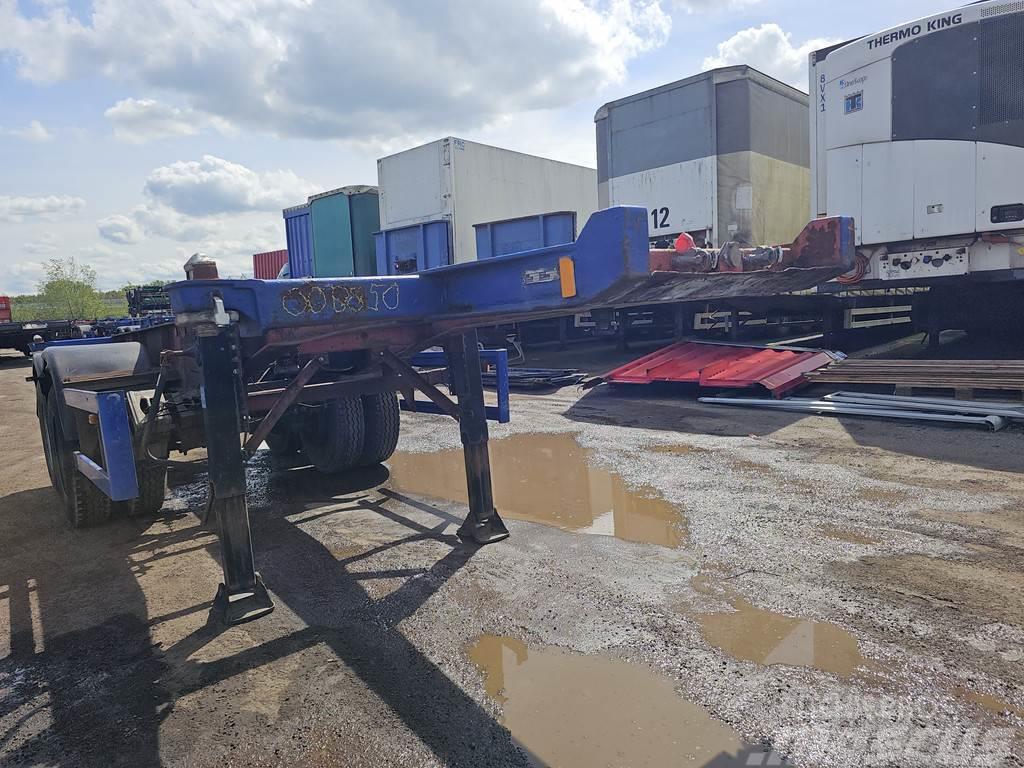 Köhler Elmshorn 2 axle | 20 ft | container chassis | stee Semirimorchi portacontainer