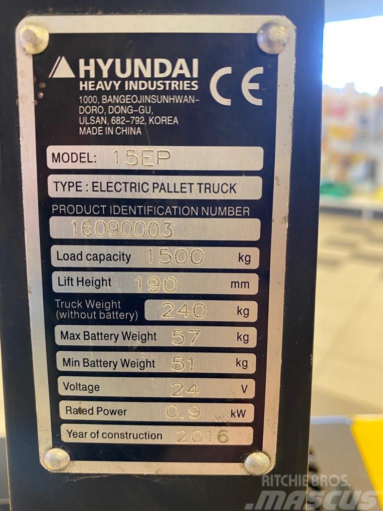 Hyundai 15EP Transpallet manuale