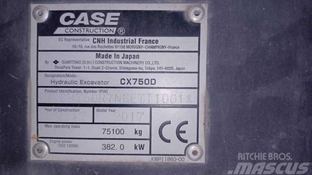 CASE CX 750 D Escavatori cingolati