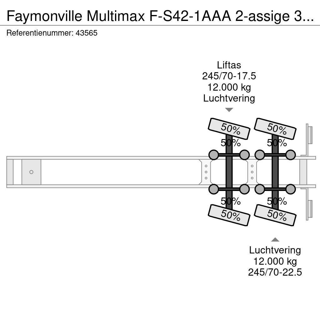 Faymonville Multimax F-S42-1AAA 2-assige 3,90 meter Extandable Semirimorchi Ribassati
