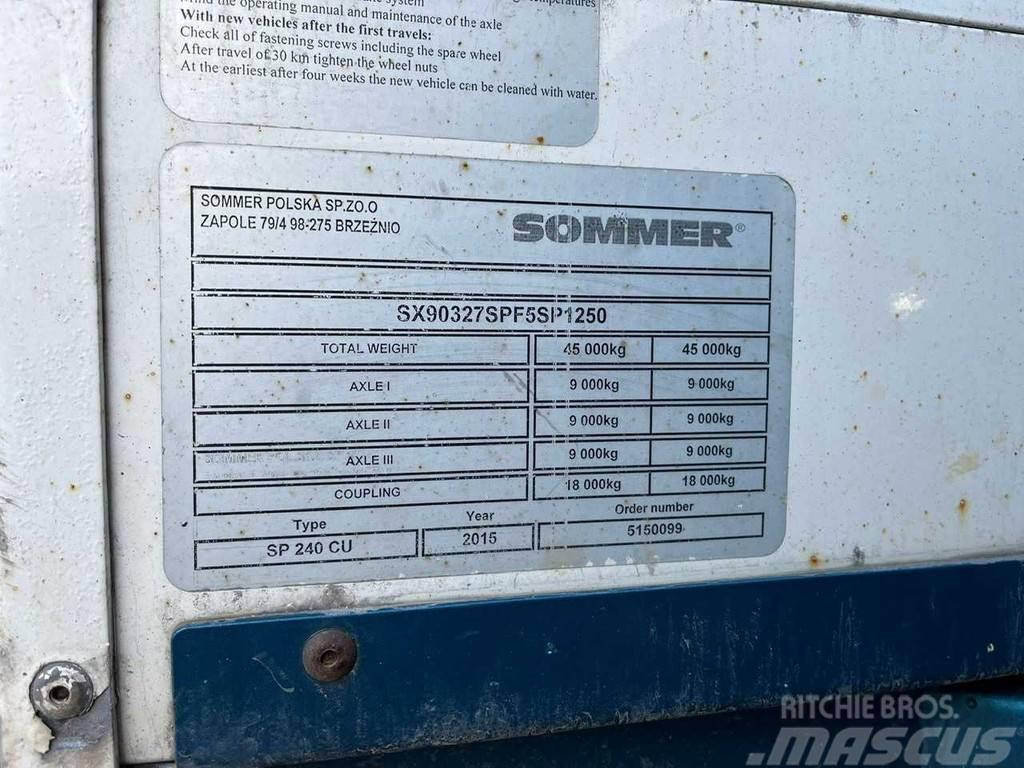 Sommer SP 240 CU BOX L=13595 mm Semirimorchi tautliner