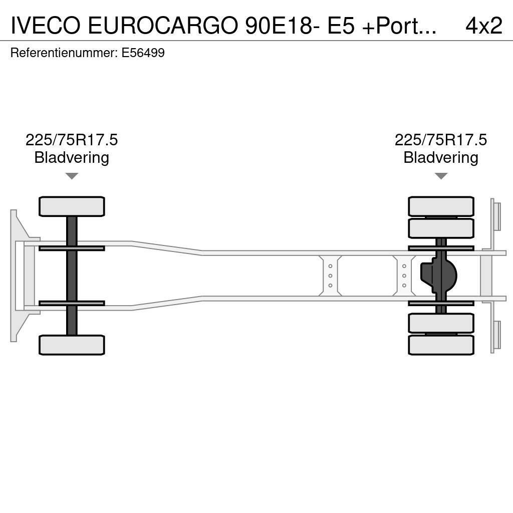 Iveco EUROCARGO 90E18- E5 +Porte-bagages réglable Camion cassonati