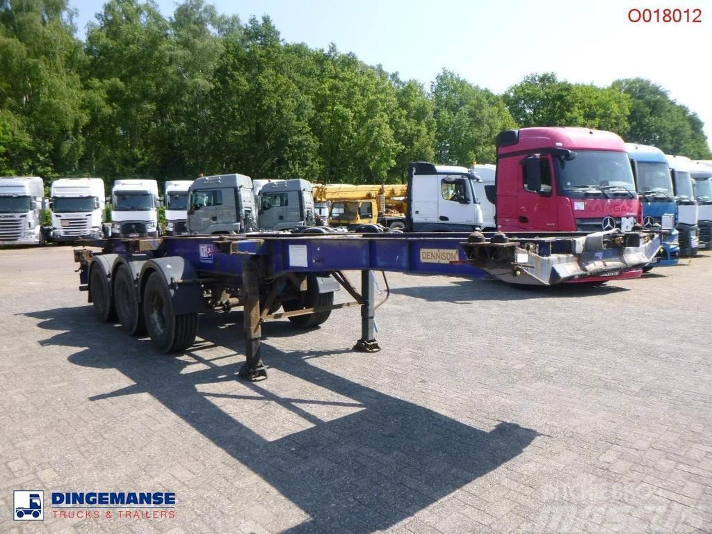 Dennison Container trailer 20-30-40-45 ft Semirimorchi portacontainer
