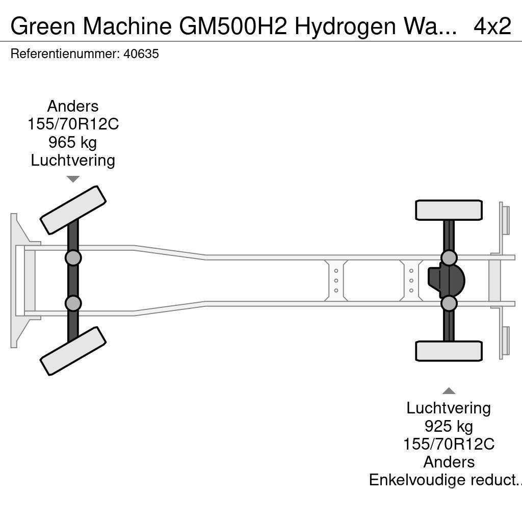 Green Machines GM500H2 Hydrogen Waterstof Sweeper Autocarro spazzatrice