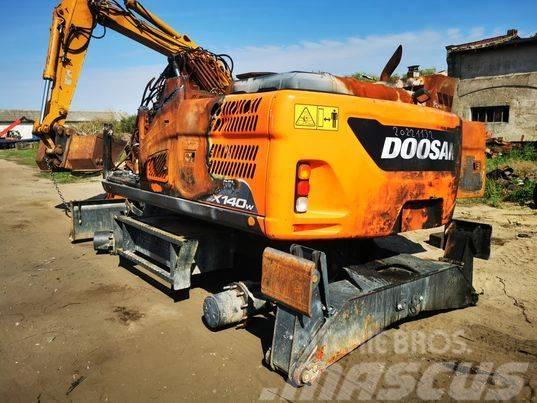 Doosan DX 140W track Catene, cingoli e sottocarro