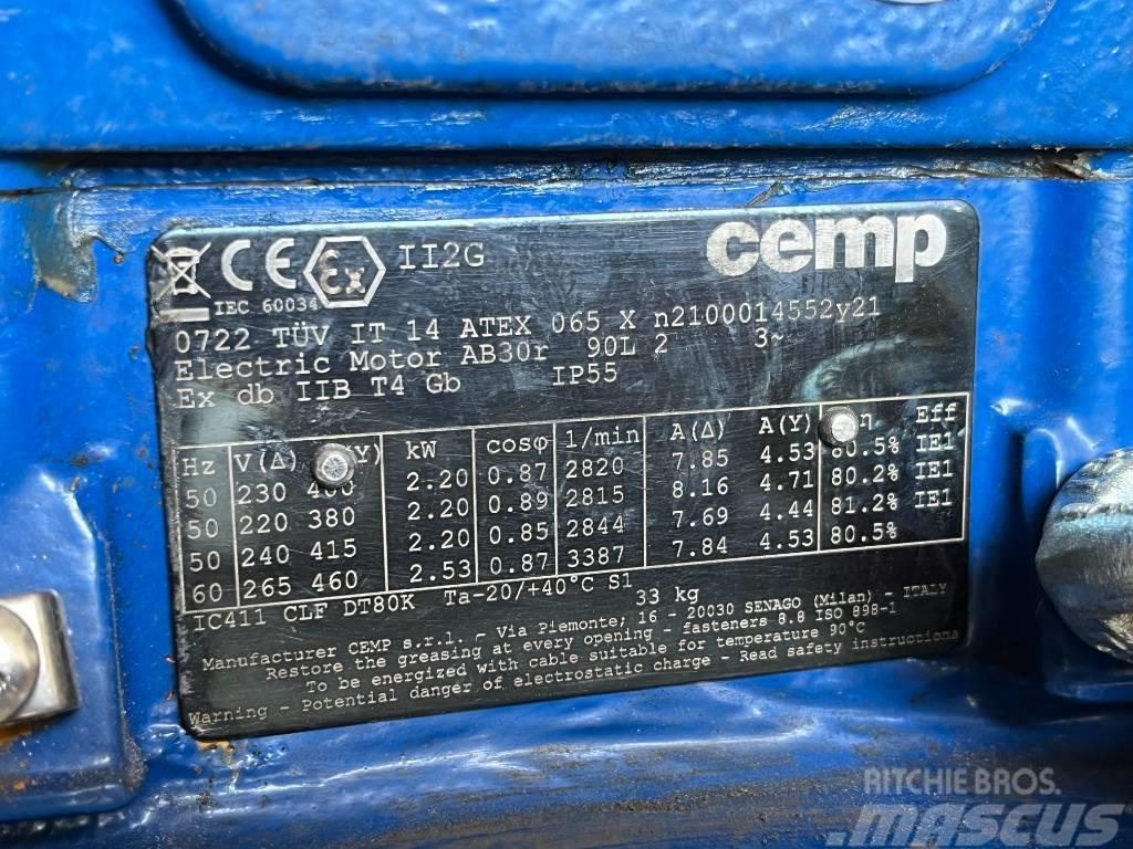  CEMP Electric Motor ATEX 230V 2,2kW 2800RPM Motori