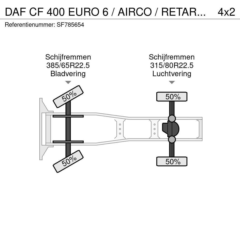 DAF CF 400 EURO 6 / AIRCO / RETARDER Motrici e Trattori Stradali