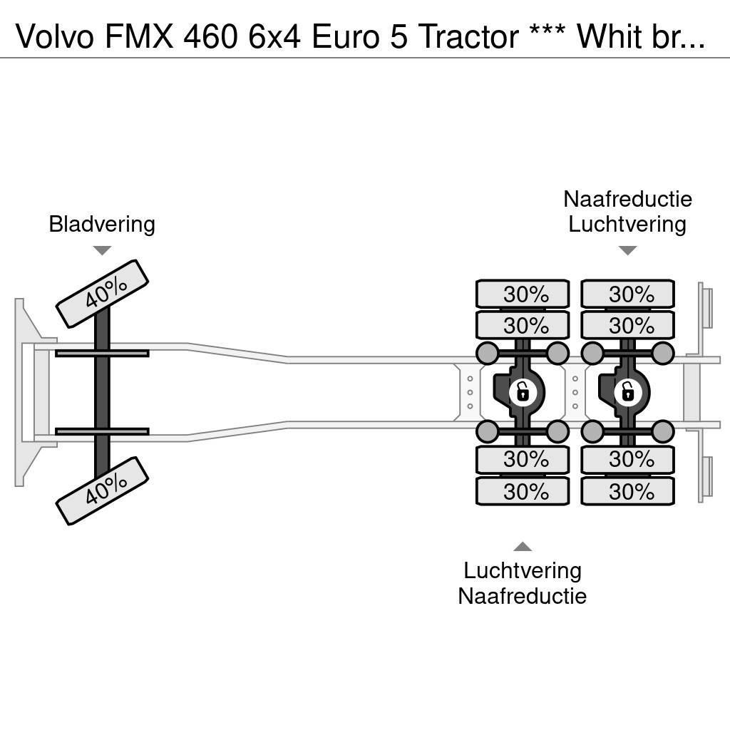 Volvo FMX 460 6x4 Euro 5 Tractor *** Whit bridge to Put Gru per tutti i terreni